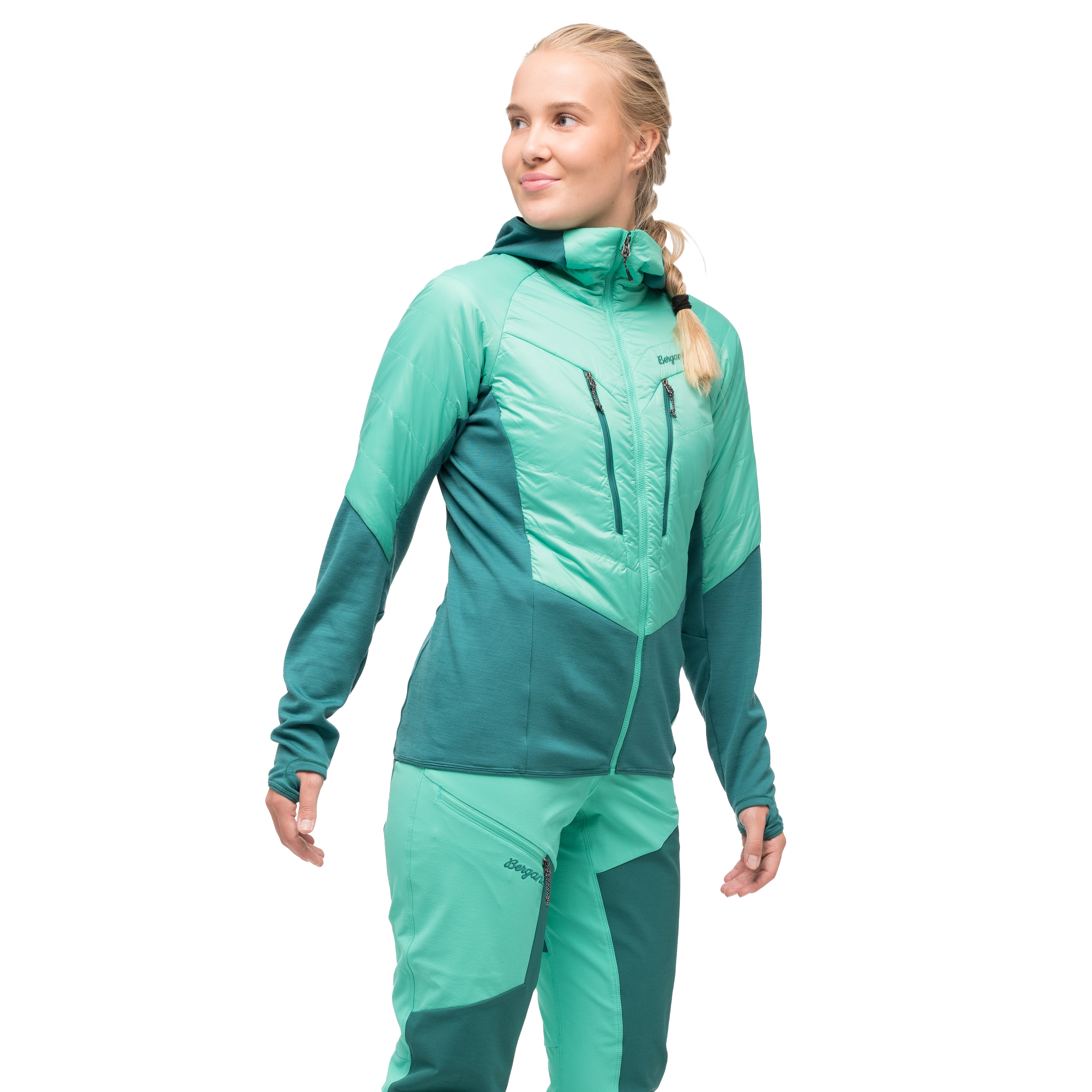 Tind Light Insulated Jacket Women Light Malachite Green / Malachite Green