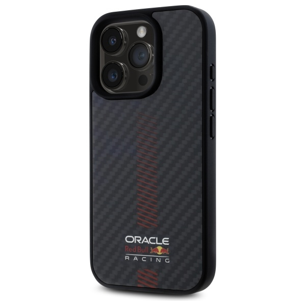 iPhone 15 Pro Max MagSafe Hardcase Hülle Carbon Fiber (RBHMP15X24CFGSMK) - Schwarz