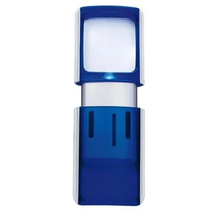 WEDO® 2717503 Rechtecklupe mit LED-Licht, inkl. Batt. auf SB-Karte
