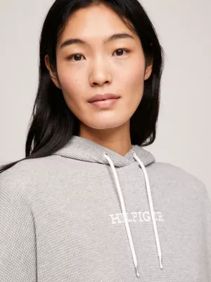 Hilfiger Monotype Waffle Knit Lounge Hoody
