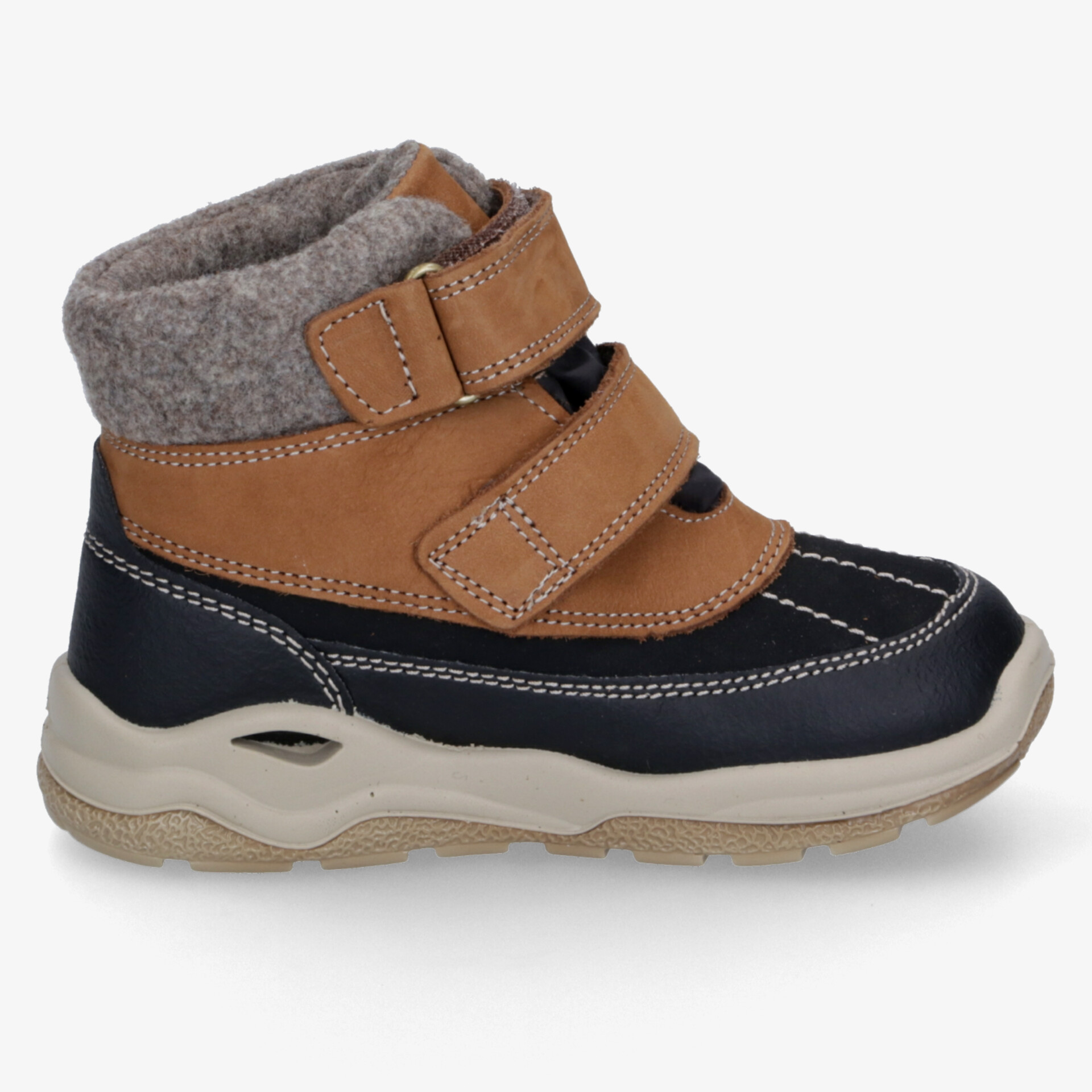 IMAC Kinder Klettstiefel braun