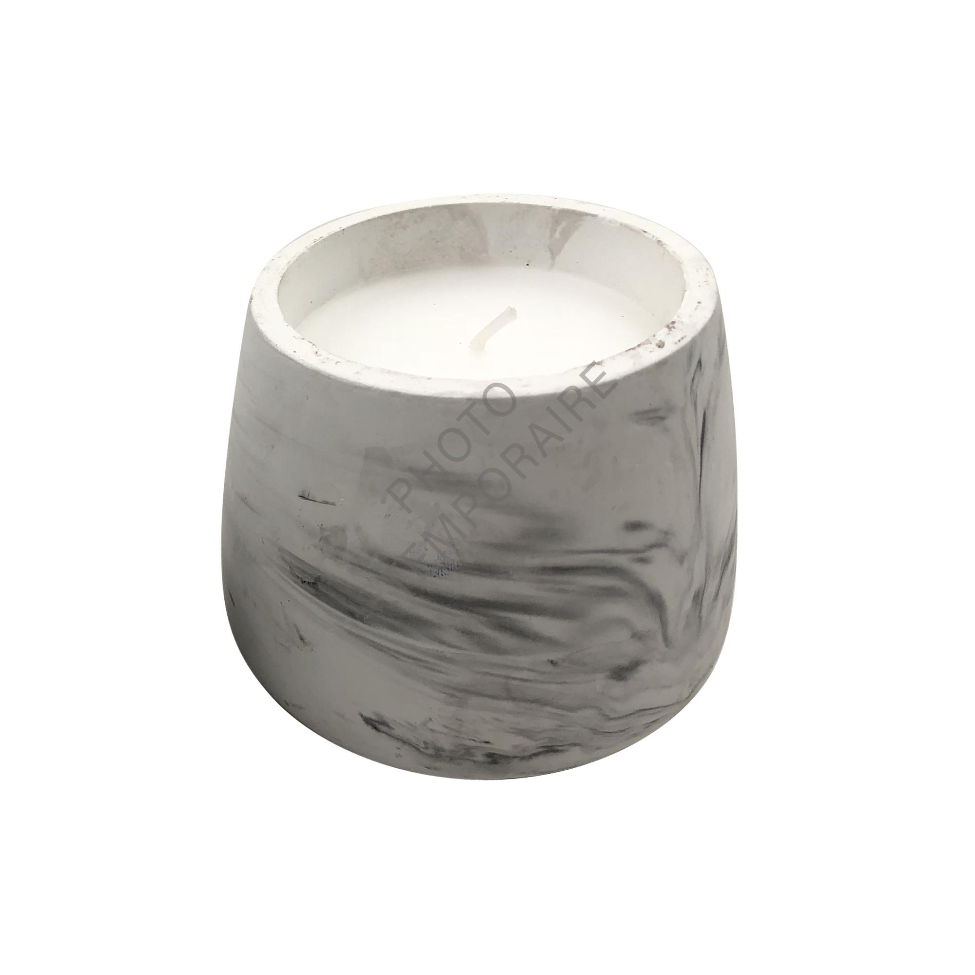 BOUGIE PARFUMEE MARBREE H9.5CM