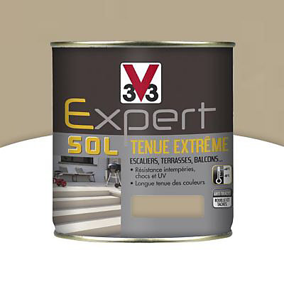 Peinture extérieure et intérieure pour sol tenue extrême V33 terre ocrée 2,5L