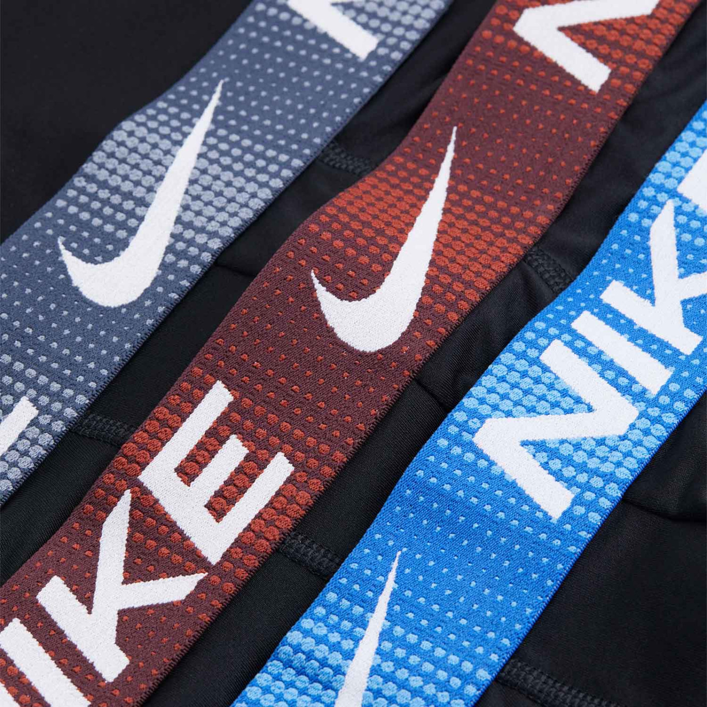 Nike Dri-FIT Ultra Stretch Micro Boxershort 3-Pack Zwart Bordeauxrood Paars Blauw