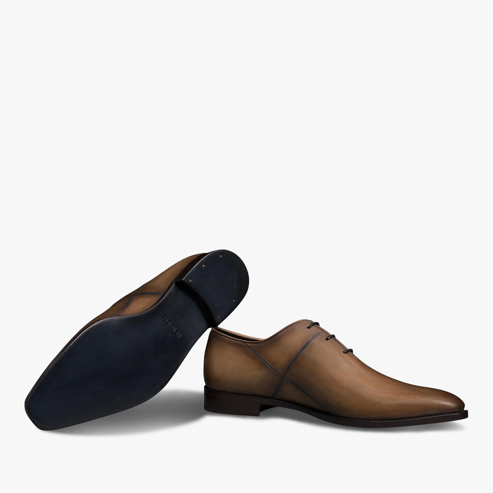 Richelieu Alessandro Demesure Patchwork En Cuir Scritto