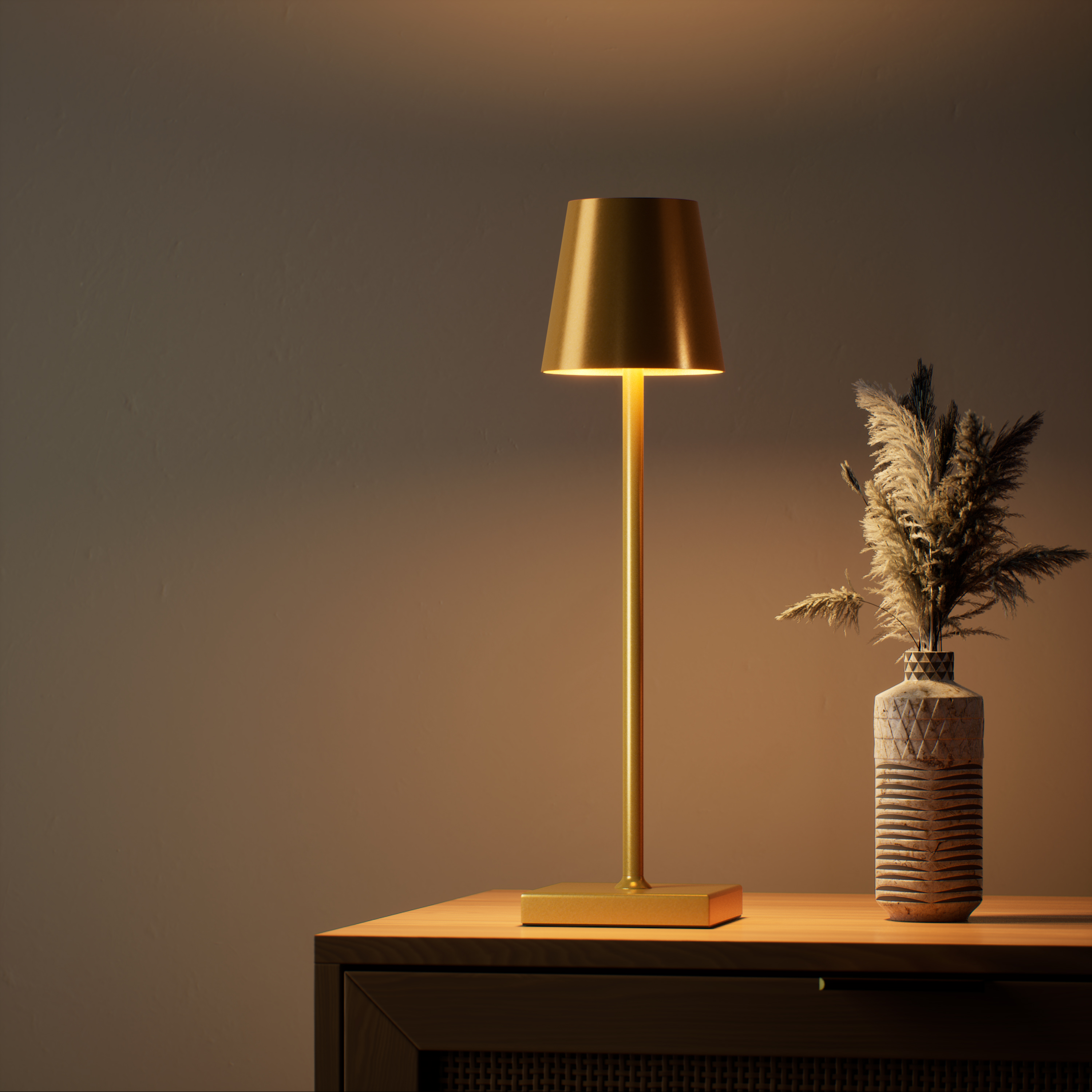 LED Tischlampe MEIRA gold