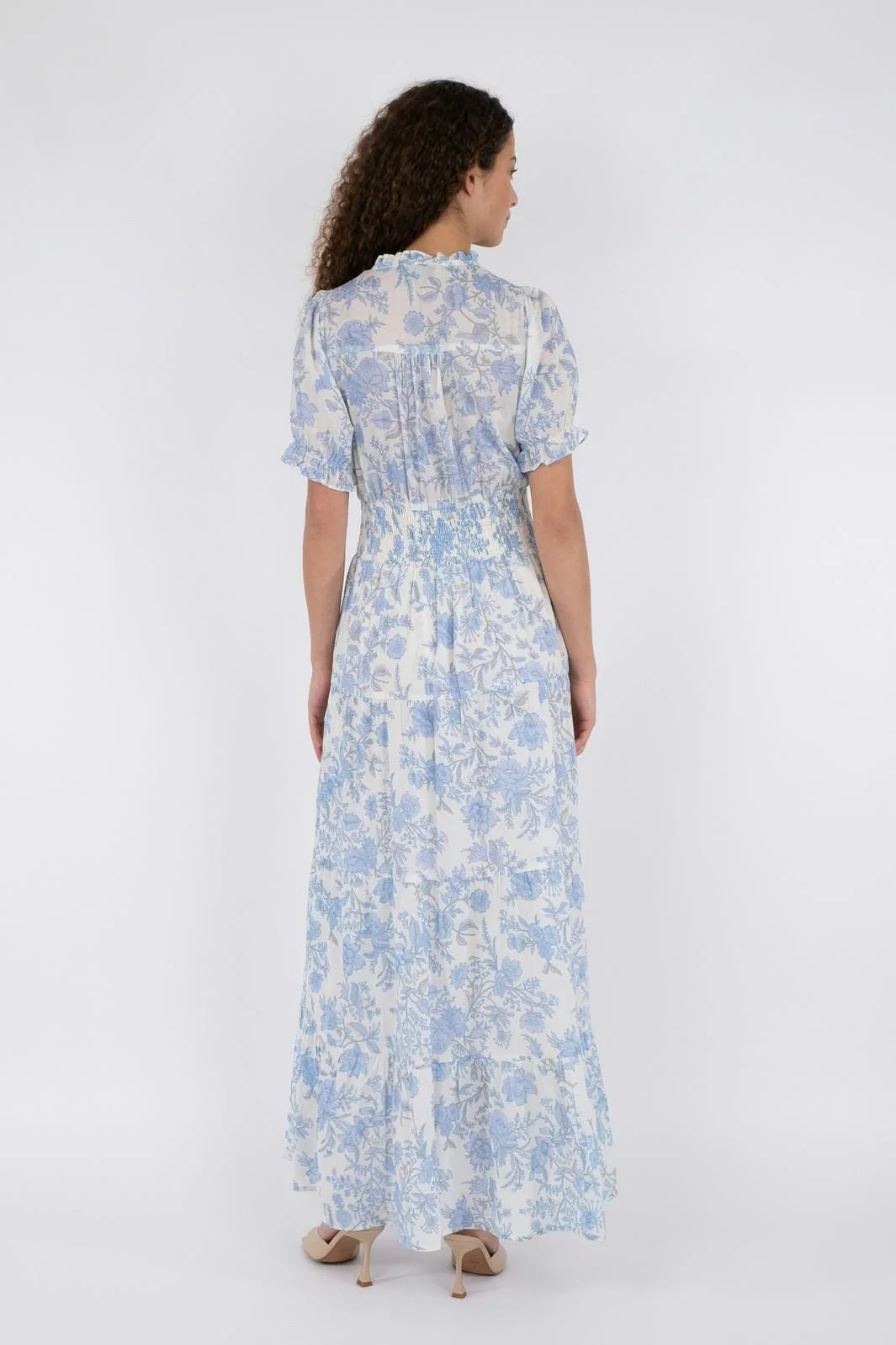 Neo Noir Kanza Rose Field Dress light blue