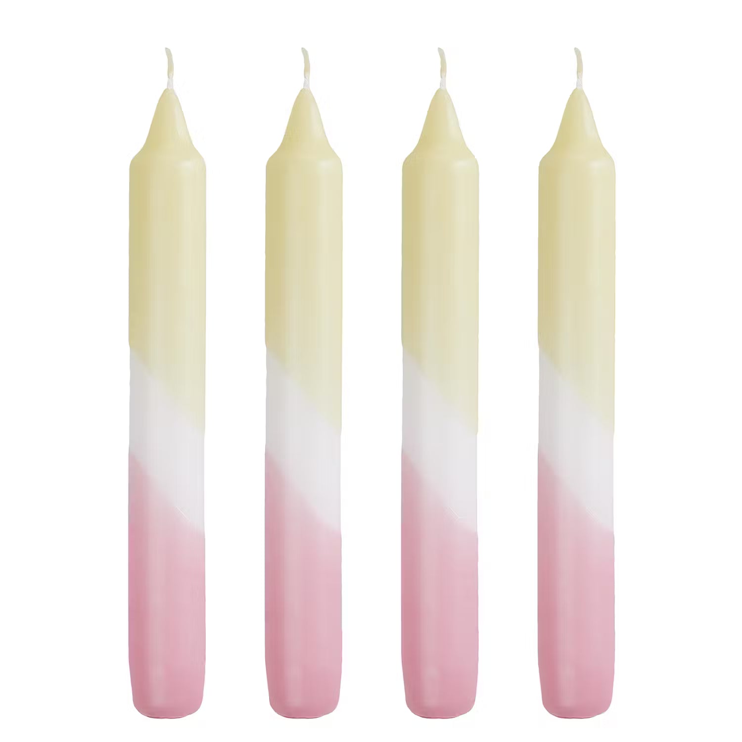 DIP-DYE Stabkerze 4er-Set