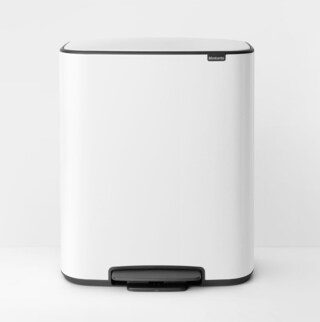 brabantia Treteimer BO 60 Liter white