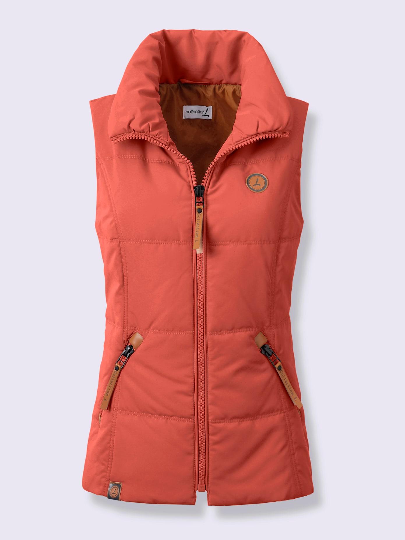 Gilet matelassé joli aspect contrasté