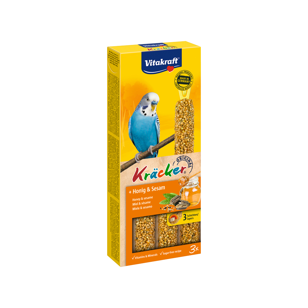 Vitakraft Parkiet Kräcker Honing & Sesam