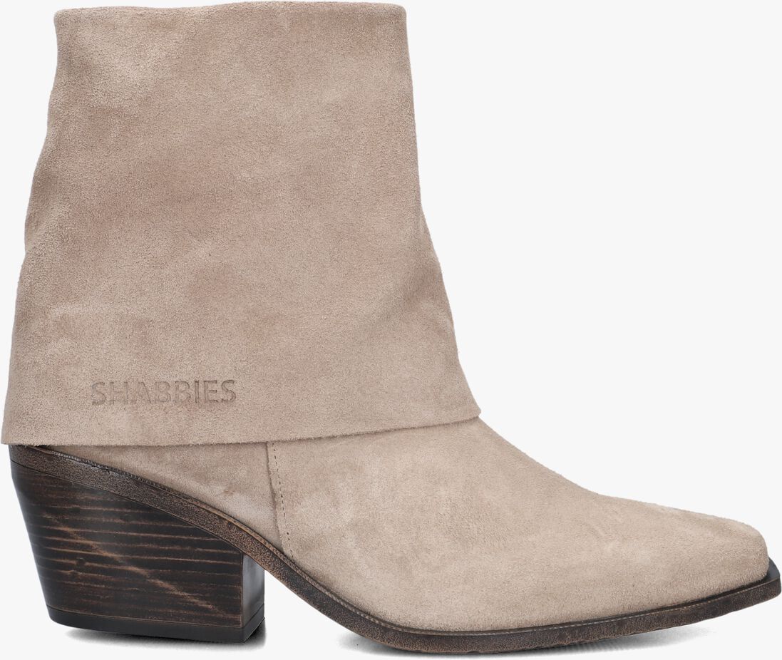 beige shabbies enkellaarsjes jaira double