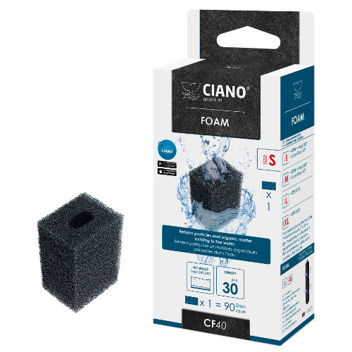 Filtro de esponja Ciano Foam S CF40 para aquários