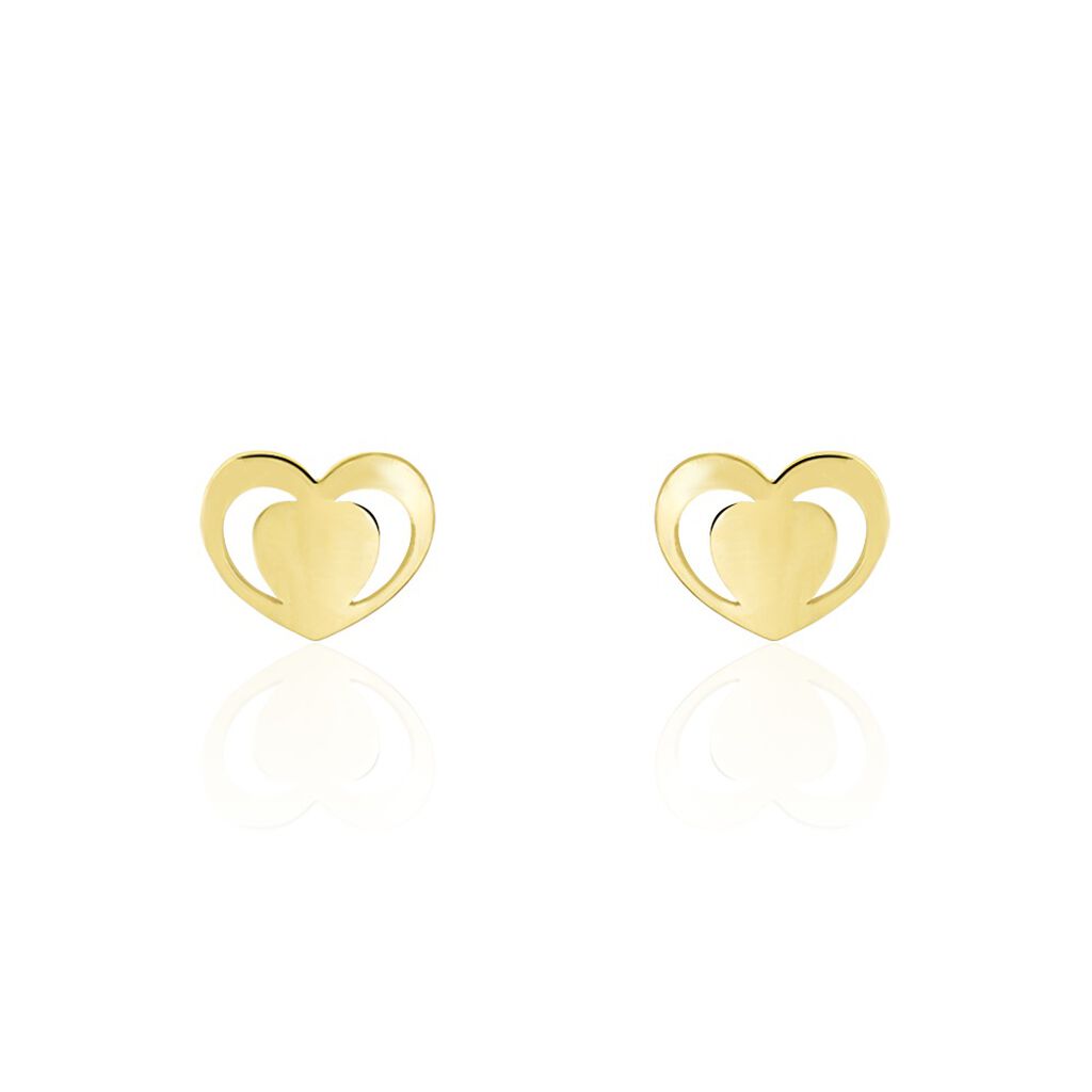 Boucles D'oreilles Puces Ramuncho Or Jaune