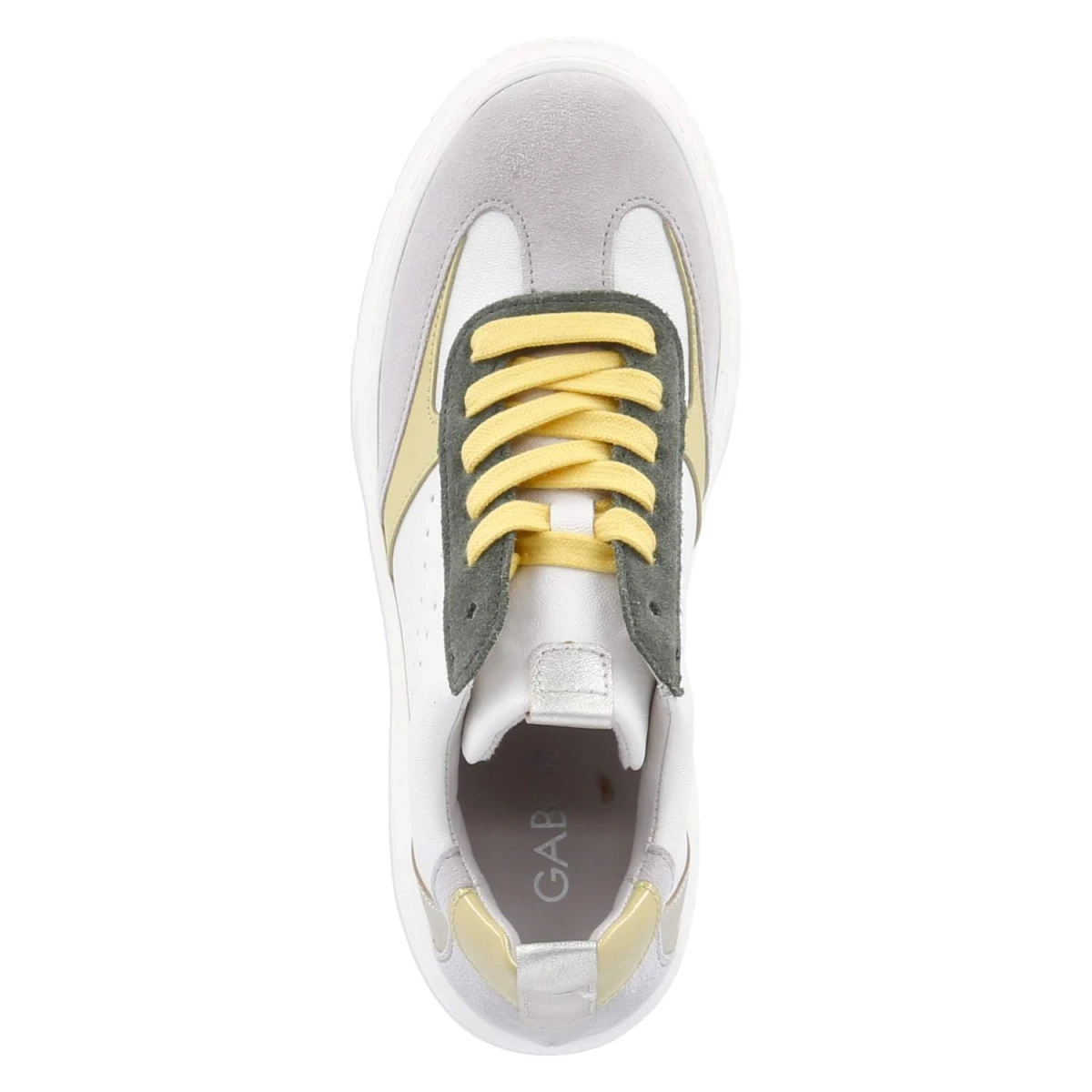 GaborLow Sneaker - latte/yellow/pine