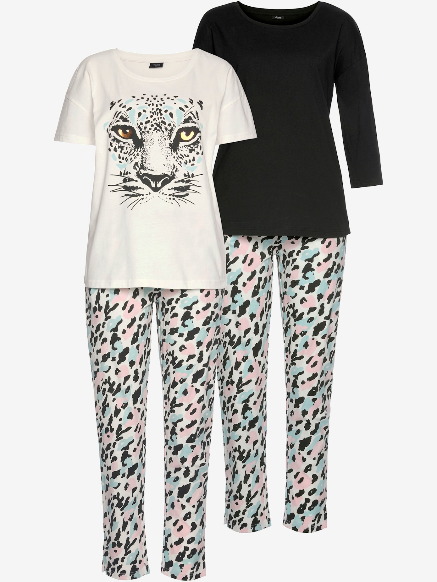 Ensemble de pyjama à imprimé animal, haut à combiner