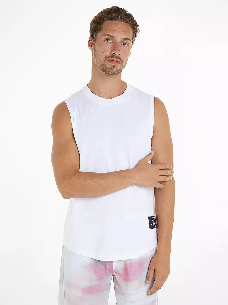 CALVIN KLEIN JEANS Tanktop weiss