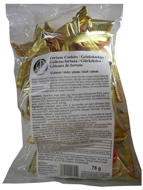 Oriental Gelukskoekje 12st
