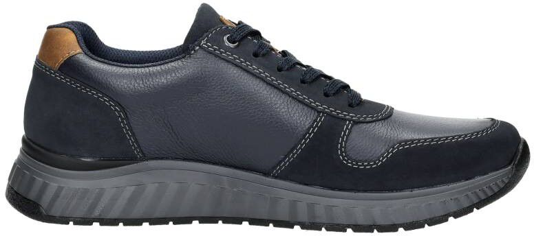 Rieker Veterschoenen Laag blauw