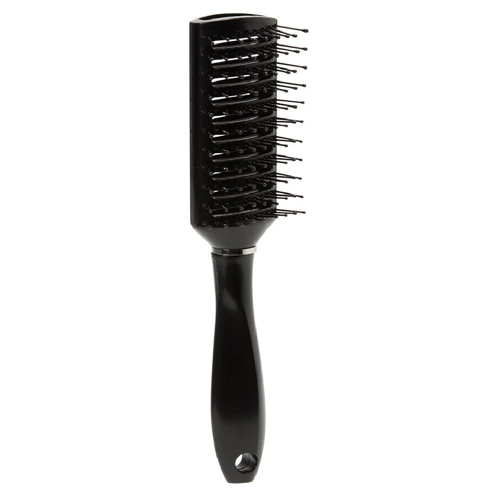 Brosse tunnel multi-usages picots perlés pvc noir