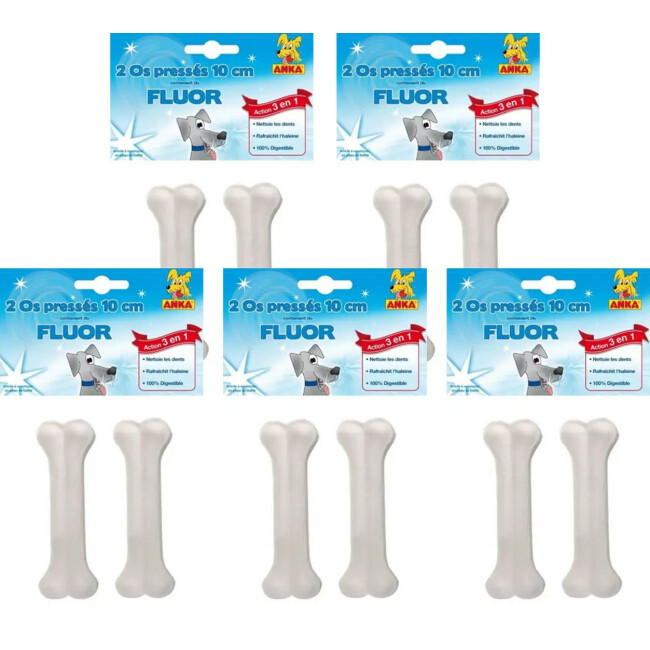 Os à mâcher pressé au fluor Anka