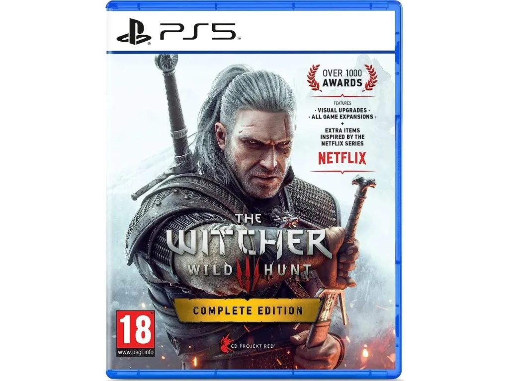 The Witcher Wild Hunt III Complete Edition game, PS5