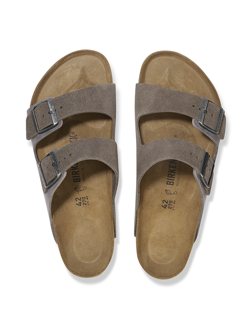 Birkenstock Arizona Bs Mixed Leather Regular Concrete Grey