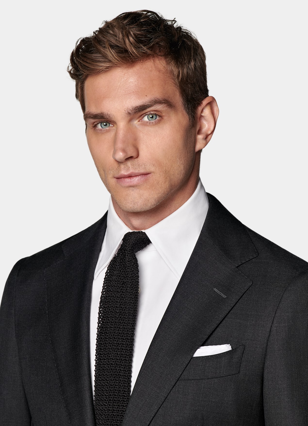 Costume Havana coupe Tailored gris foncé