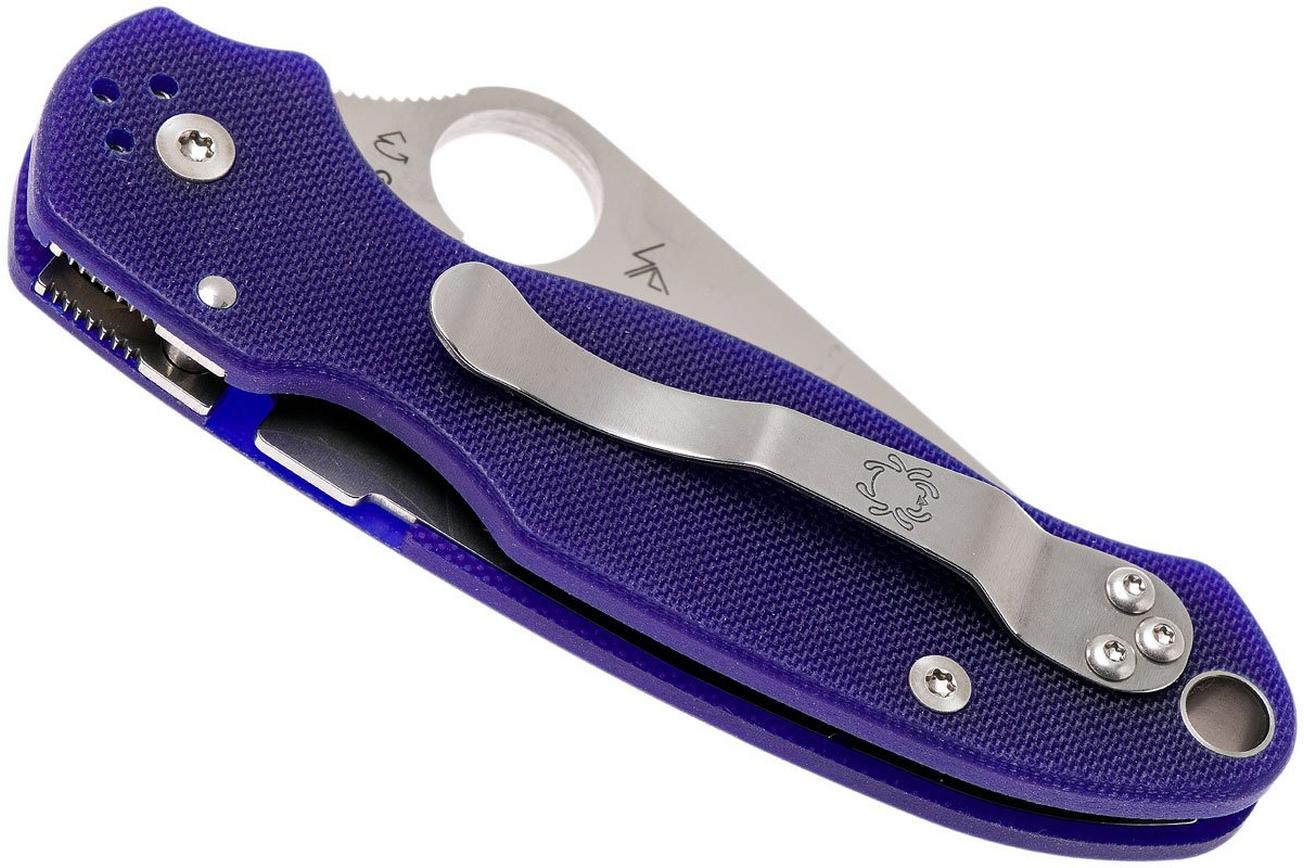 Spyderco Para 3 S110V Dark Blue C223GPDBL zakmes