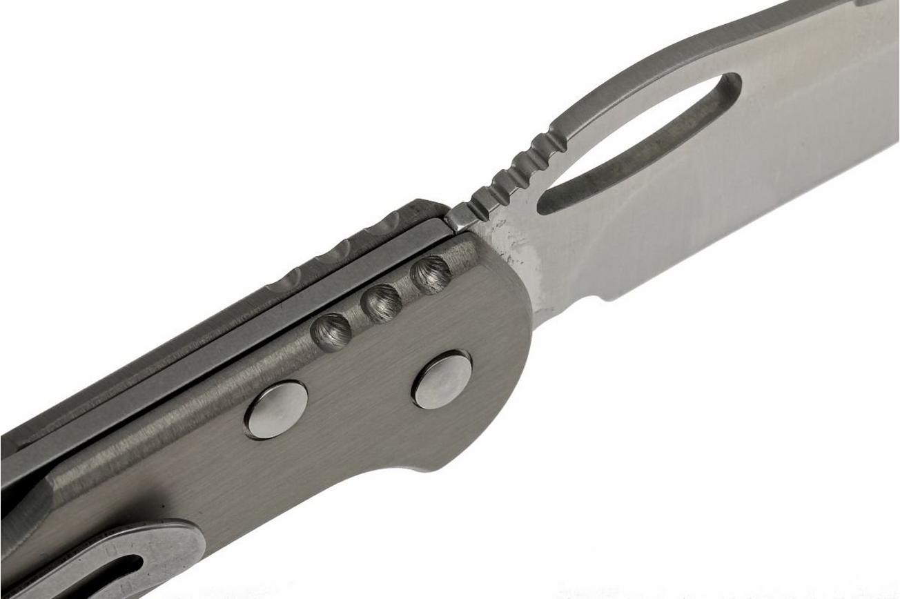 Buck 726 Mini Spitfire 0726GYS-B plain edge, grijs