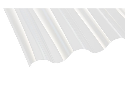 PVC golfplaat Sinus 177/51 helder 1250 mm x 920 mm x 1,1 mm