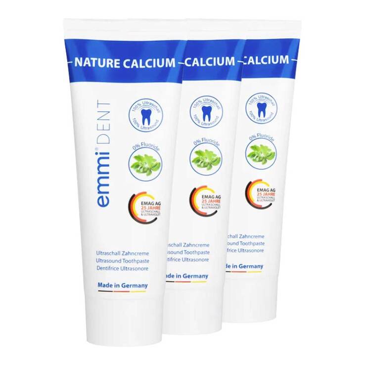 Emmi-Dent Zahncreme nature Calcium, 3 St