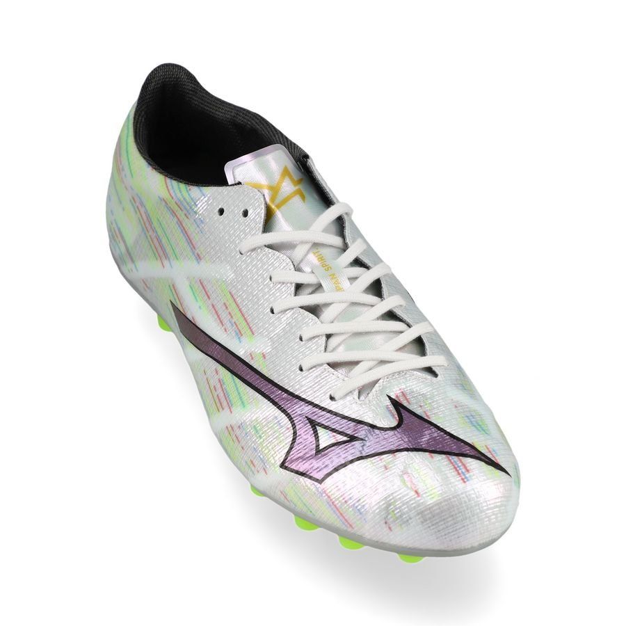 Mizuno Alpha II Made in Japan AG - Blanc/Silver Iridescent/Noir