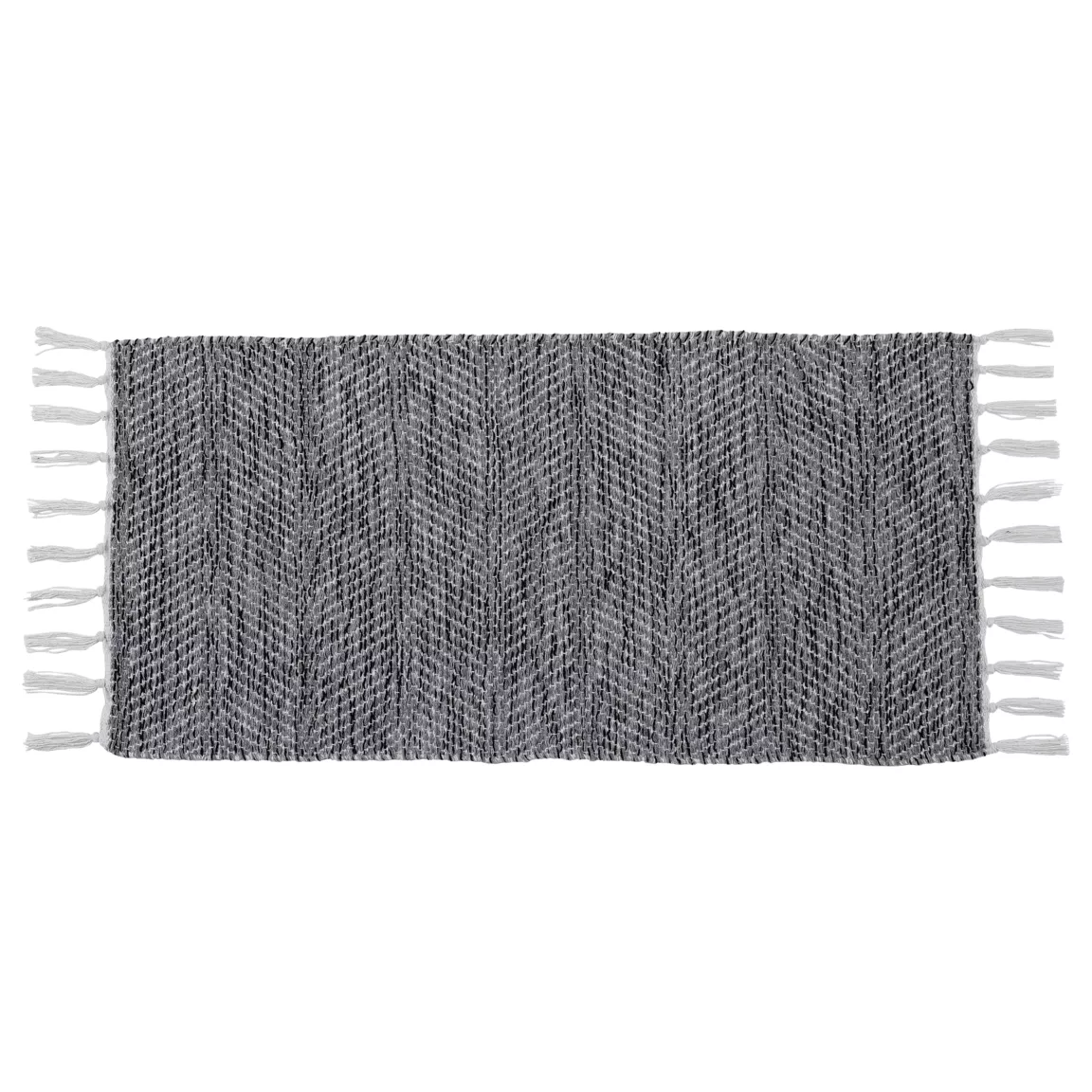 Tapis salon coton (45 x 90 cm) Jade Gris