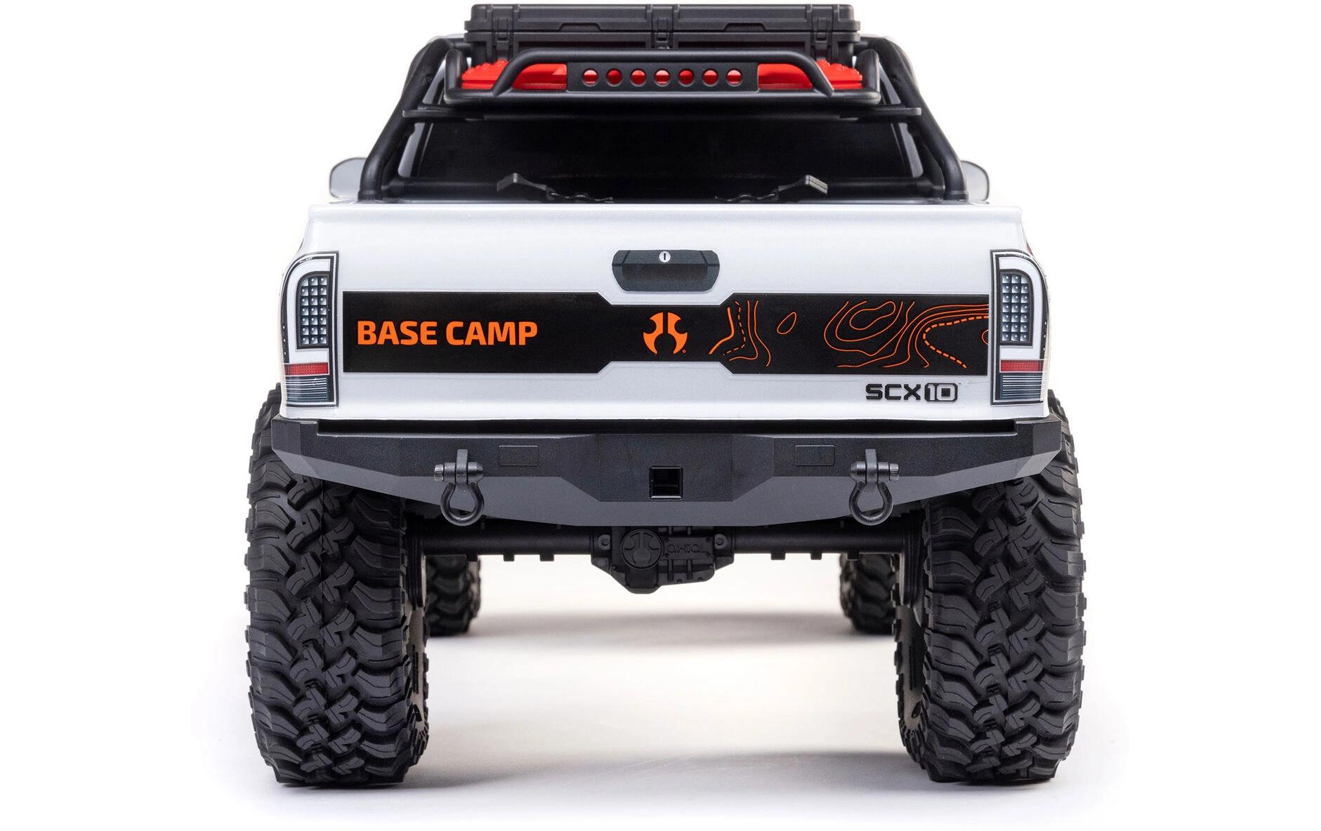 Scale Crawler SCX10 III Base Camp ARTR, Weiss<br>Rockcrawler Basis Ausführung mit Spektrum