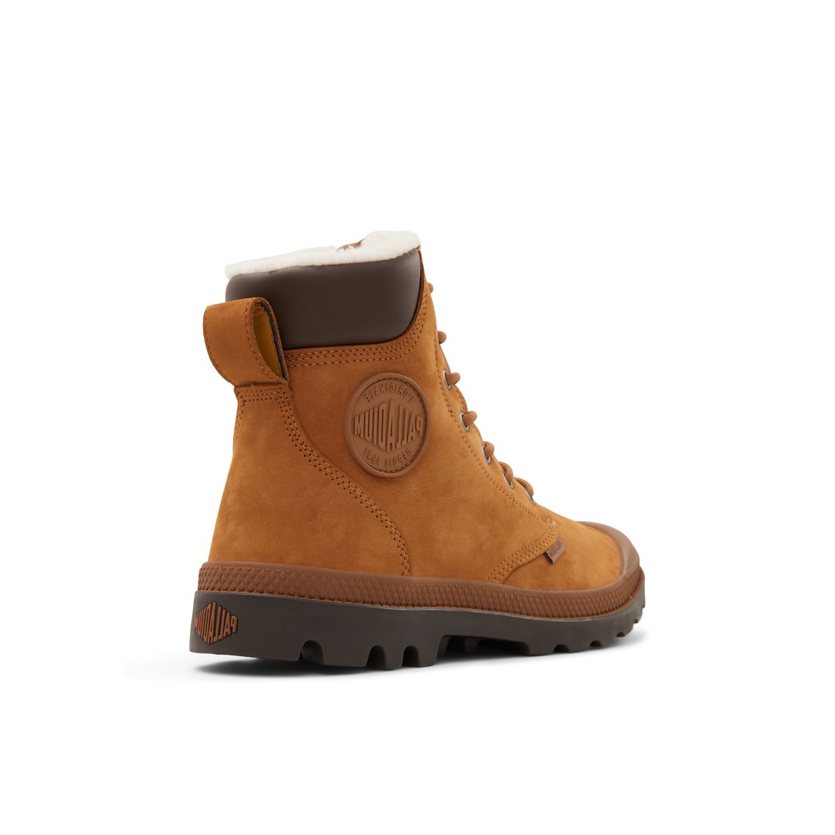 PALLADIUM-Pampa-cuff-m-Bottes décontractées - Talon plat - Cognac