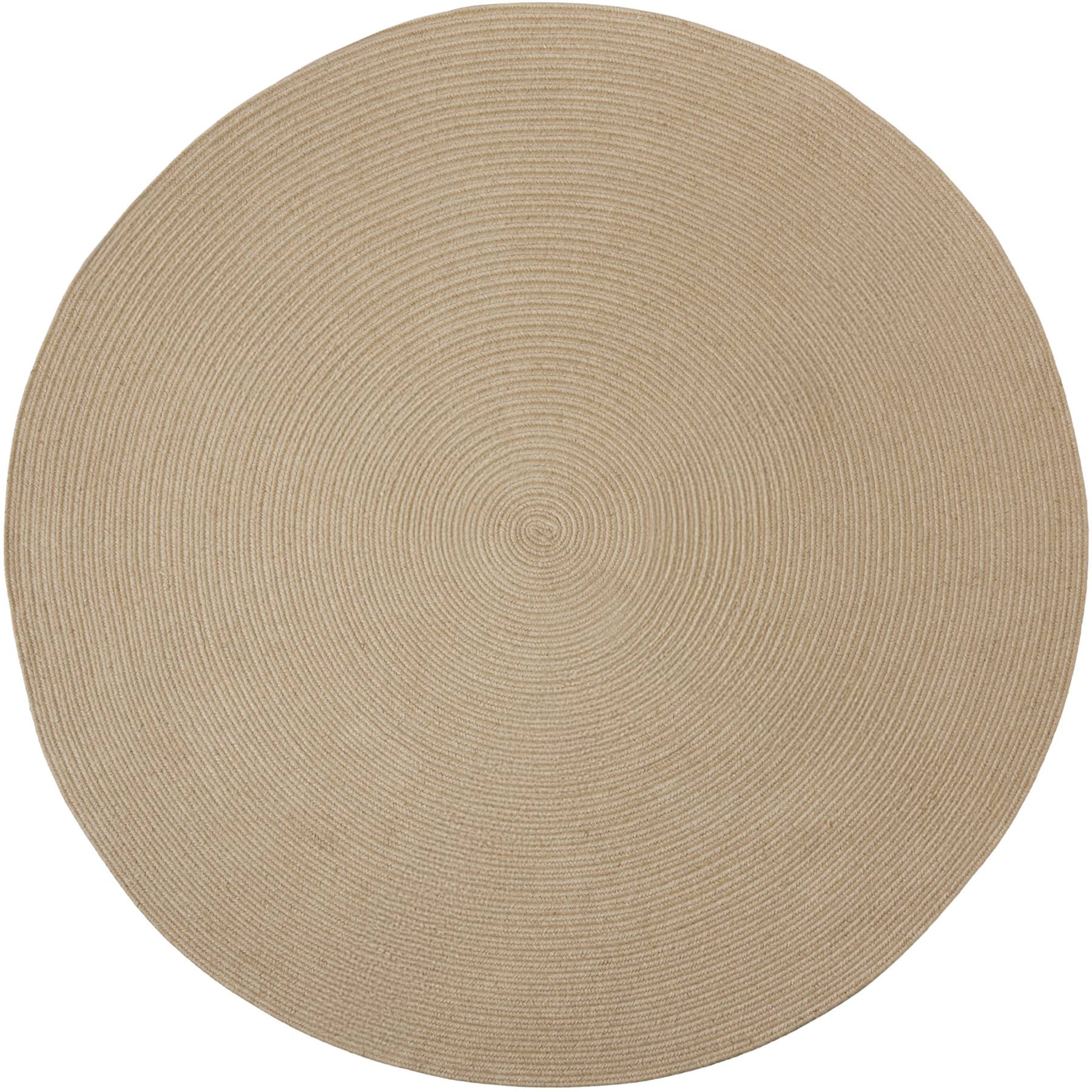 Geflochtener Teppich Vibe aus Jute- und Kunststofffasern