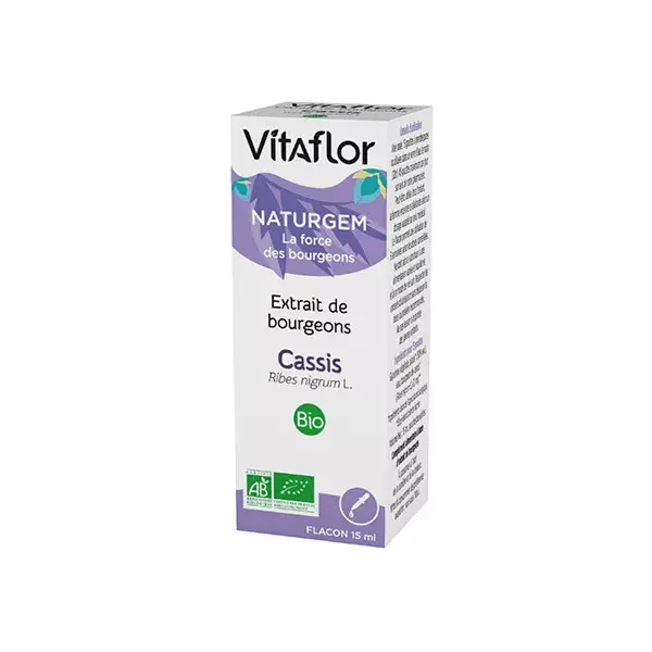 Extrato de Broto de Groselha Preta Orgânica Vitaflor 15ml