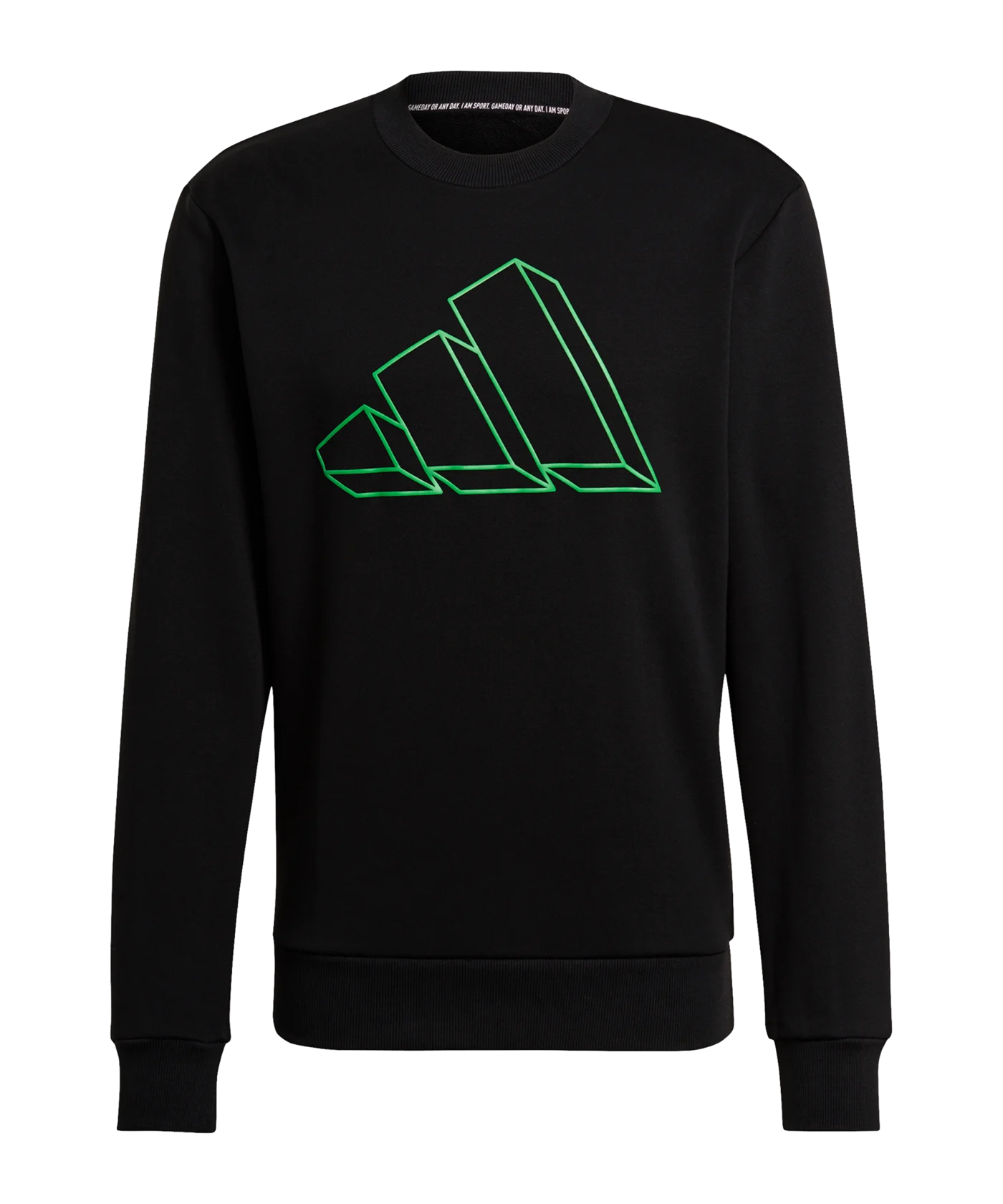 adidas GFX Crew Sweatshirt Schwarz