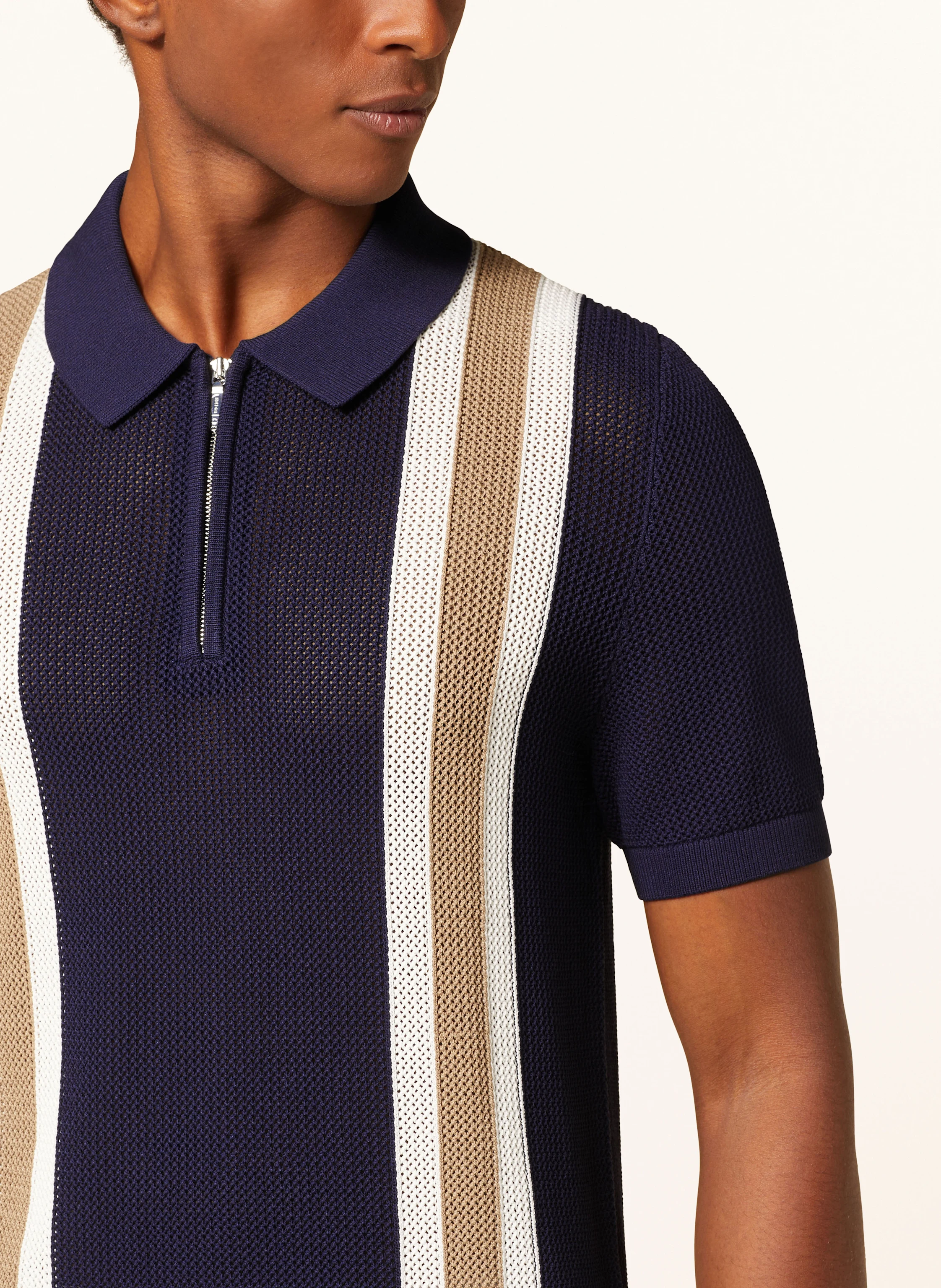 REISS Strick-Poloshirt