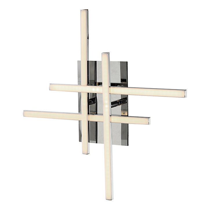 Applique murale LED intégrée Alani 660lm 10W IP20 GoodHome argent