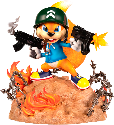 First4Figures - Conker (Soldier Conker) RESIN Statue