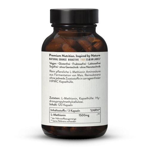 Sunday Natural Products  L-Methionin 500 mgKapseln