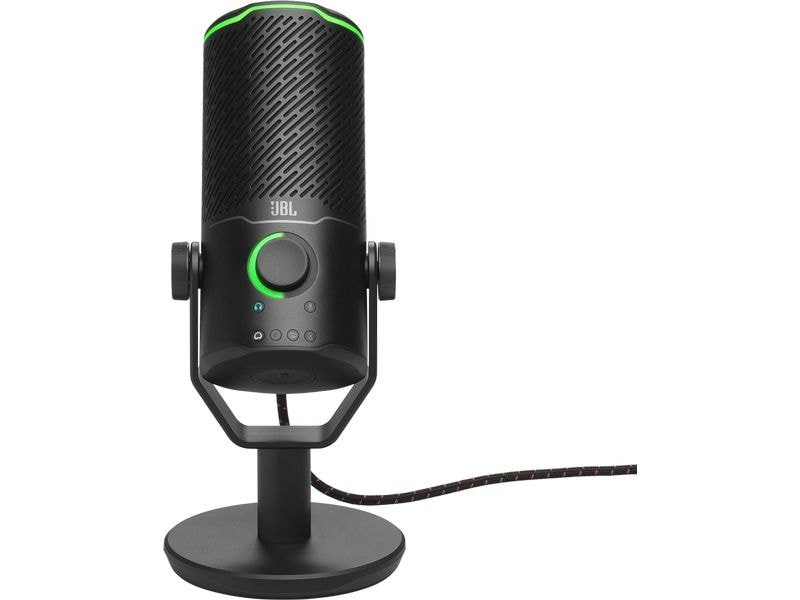 JBL Kondensatormikrofon Quantum Stream Studio Schwarz USB-Streaming-Mikrofon mit dreifachem Kondensator