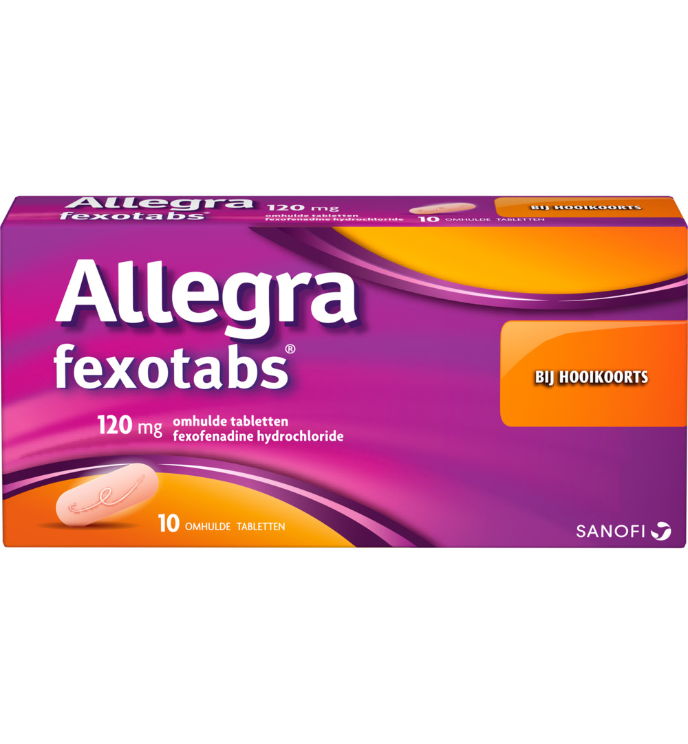 Allegra Fexotabs hooikoorts (10 tabletten)