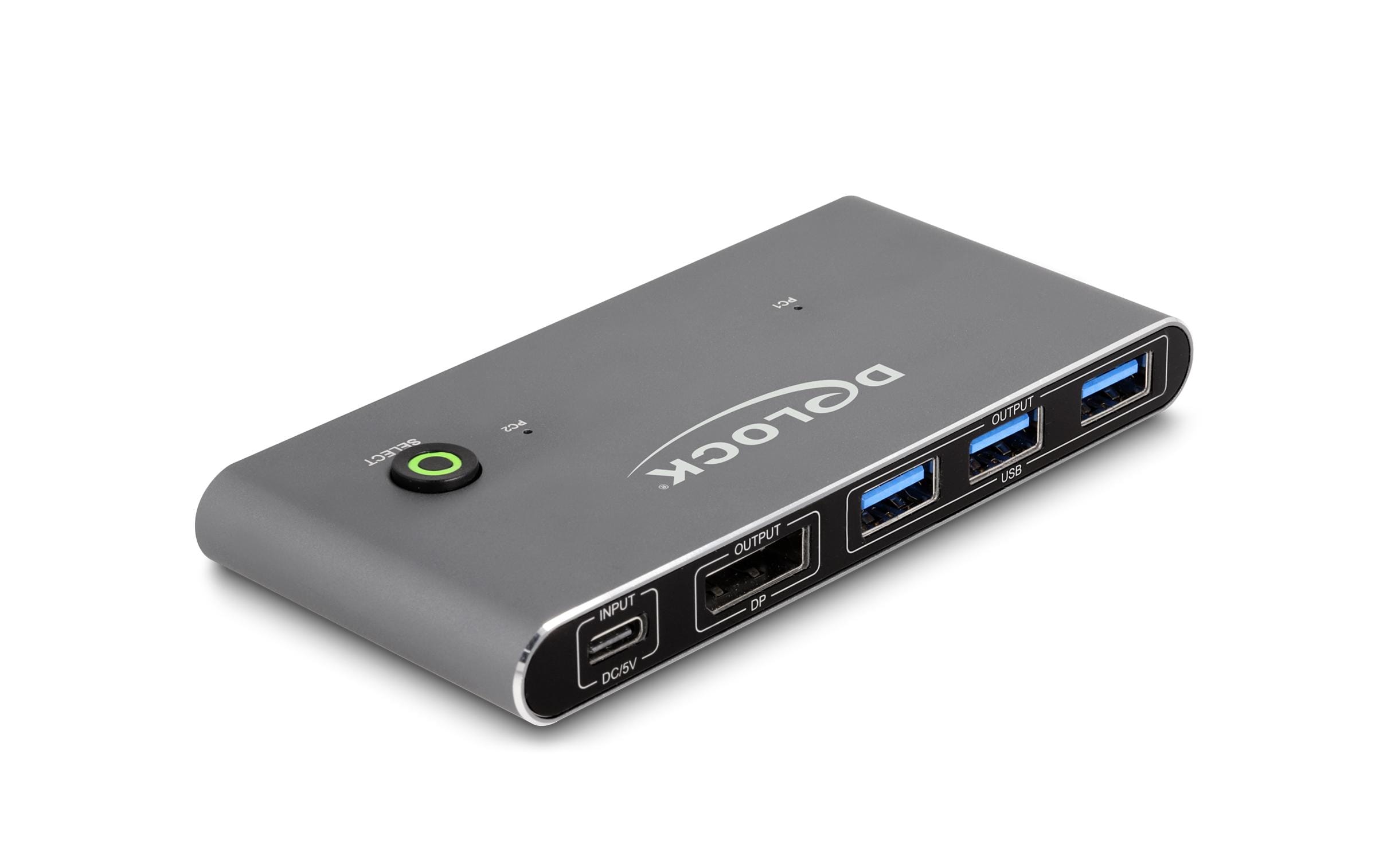 KVM Switch Displayport 8K 30 Hz mit USB 5 GbpsDelock DisplayPort KVM Switch 8K 30 Hz mit USB 5 Gbps