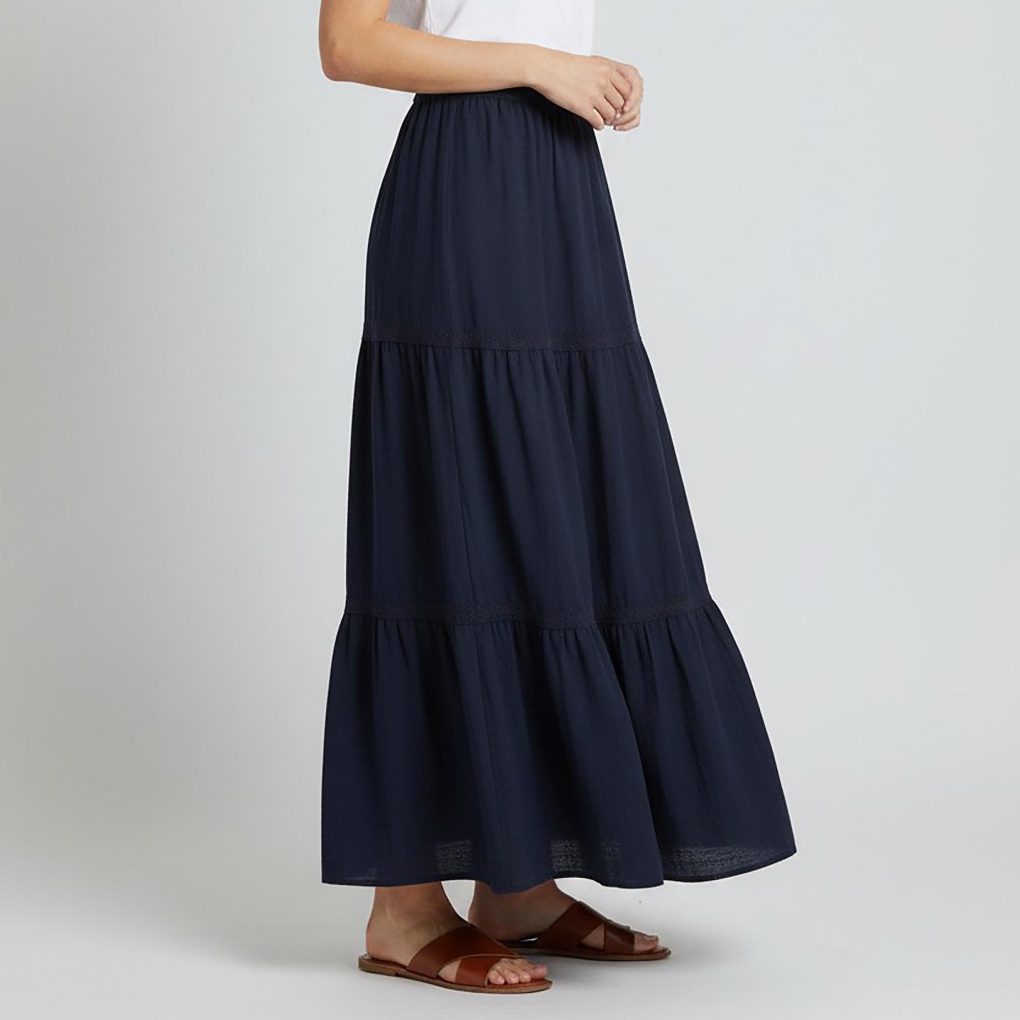 Jupe Femme bleu marine