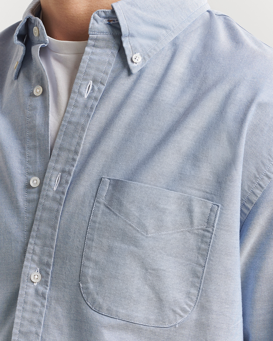 GANT 240 Mulberry Street Relaxed Fit US Oxford Shirt Blue Water