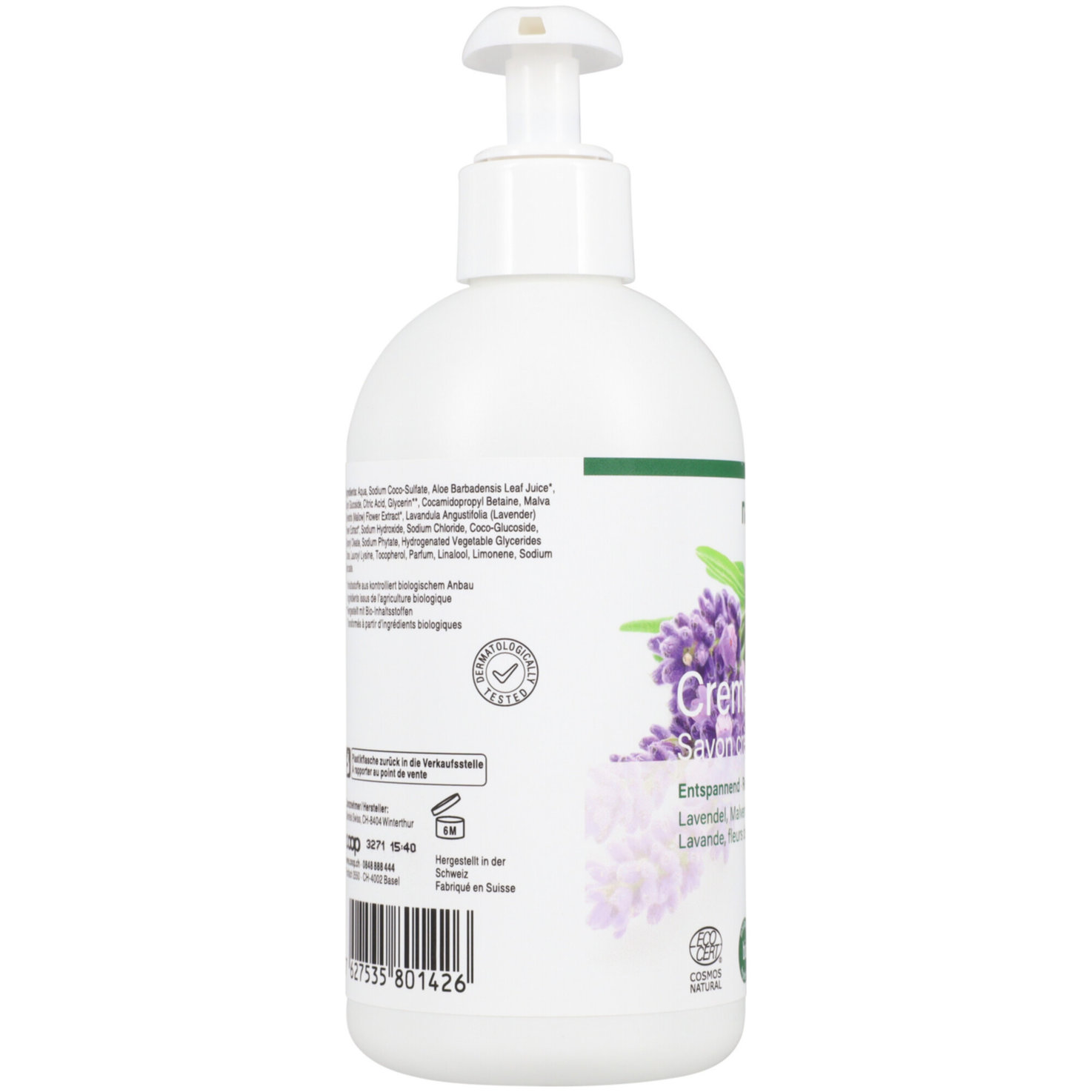 Naturaline Cremeseife Lavendel Malvenblüte