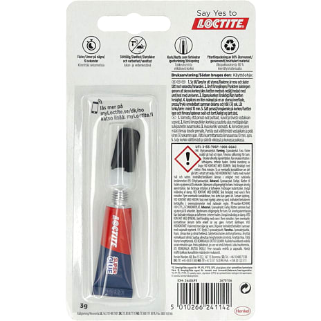 Loctite Super Glue, flydende lim